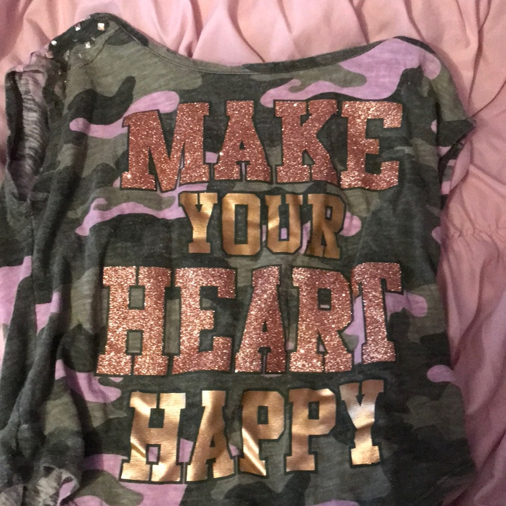 It’s a camouflage shirt.